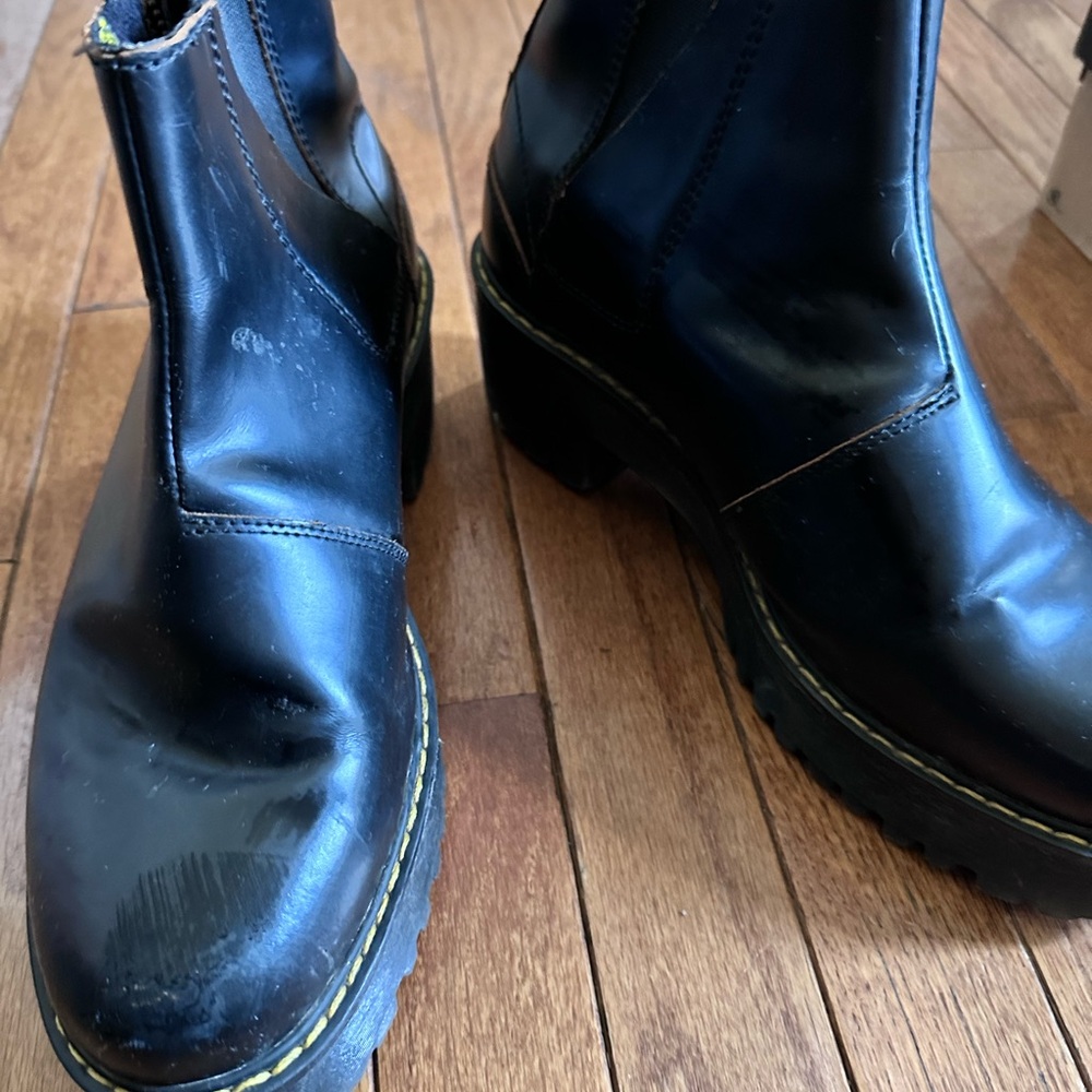 Dr. Martens Black Leather Boots